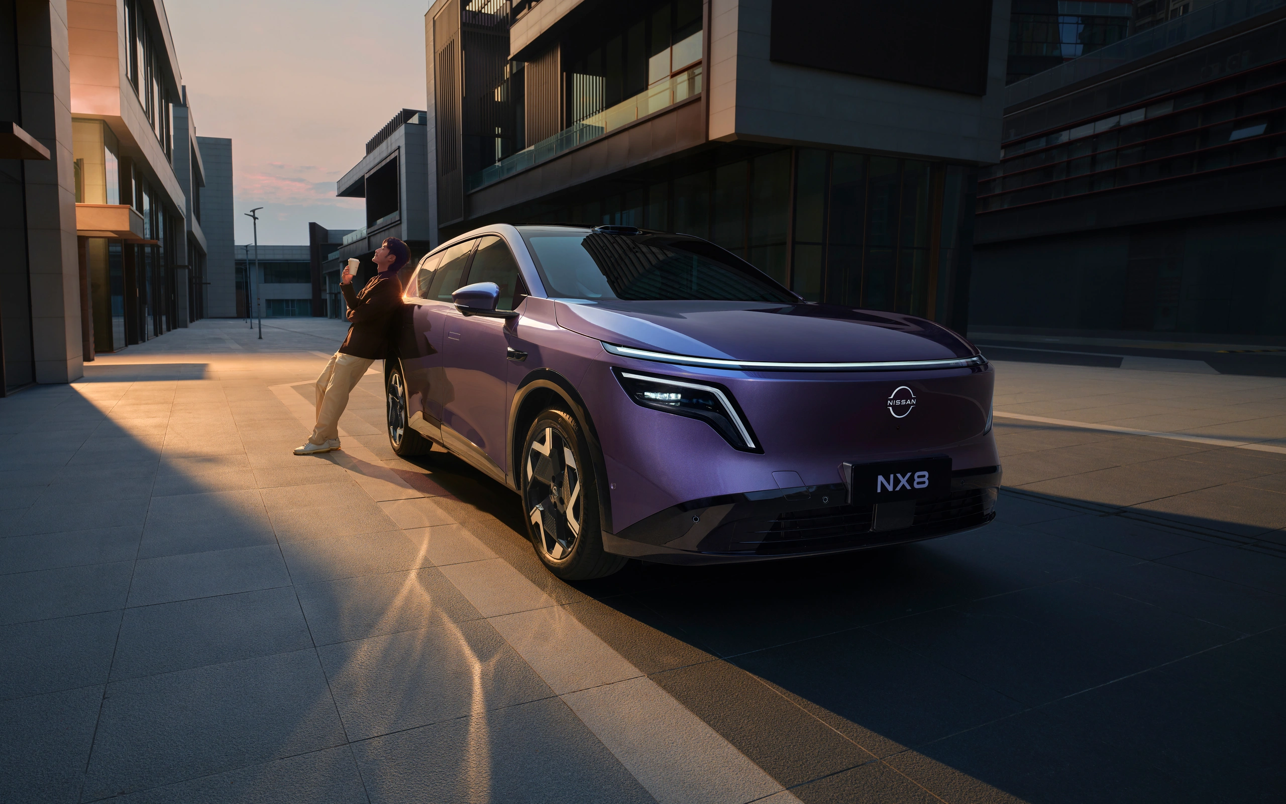 紫色日產 NX8 原始車身外觀